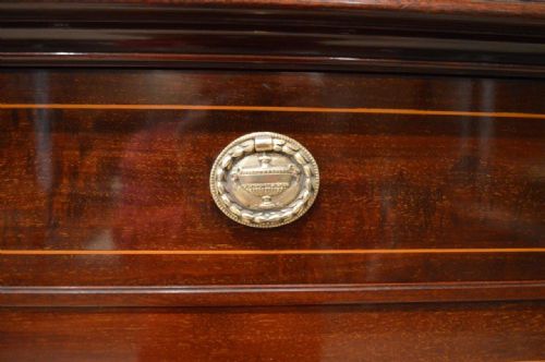 fig 1. A Stunning Quality Mahogany Edwardian Period Breakfront Bookcase