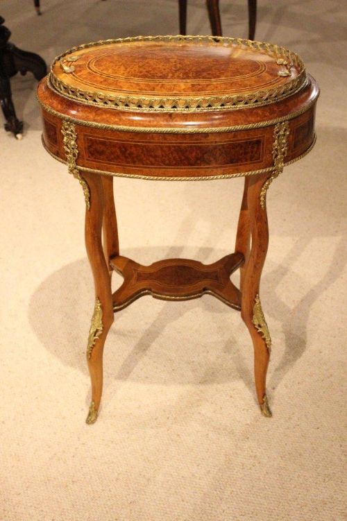 A 19th Century French Amboyna, Walnut & Ormolu Mounted Antique Planter