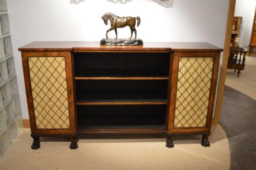 A Beautiful Rosewood Regency Period Antique Side Cabinet
