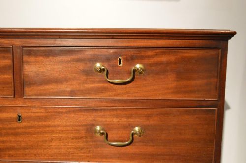 fig 1. A Mahogany George III Period Antique Chest Of Drawers
