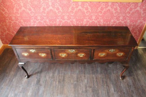 fig 1. An Oak George III Period Antique Dresser Base