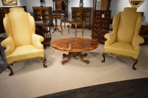 fig 1. A Beautiful Burr Walnut Victorian Period Coffee Table (Adapted)