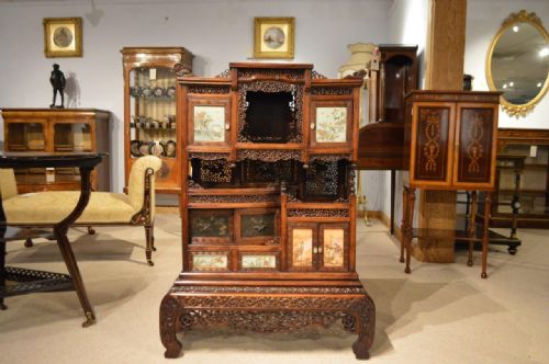 fig 1. An Unusual Japanese Meiji Period Small Shodana