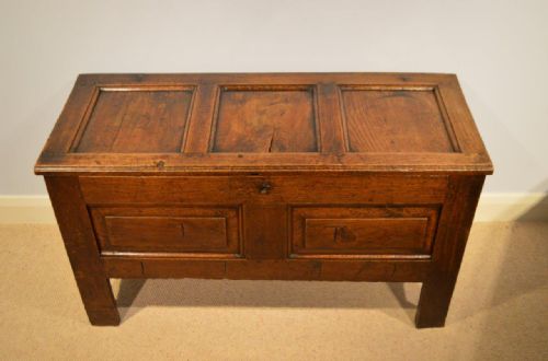 A Late 17th Century Antique Oak Coffer