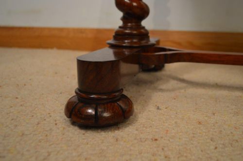 fig 1. A Rosewood Specimen Marble Early Victorian Period Chess Table