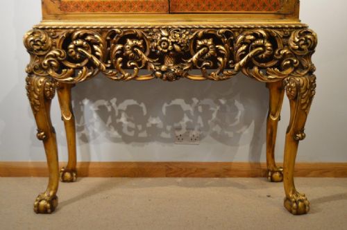 fig 1. A Magnificent George I Style Chinoiserie Cabinet On Stand