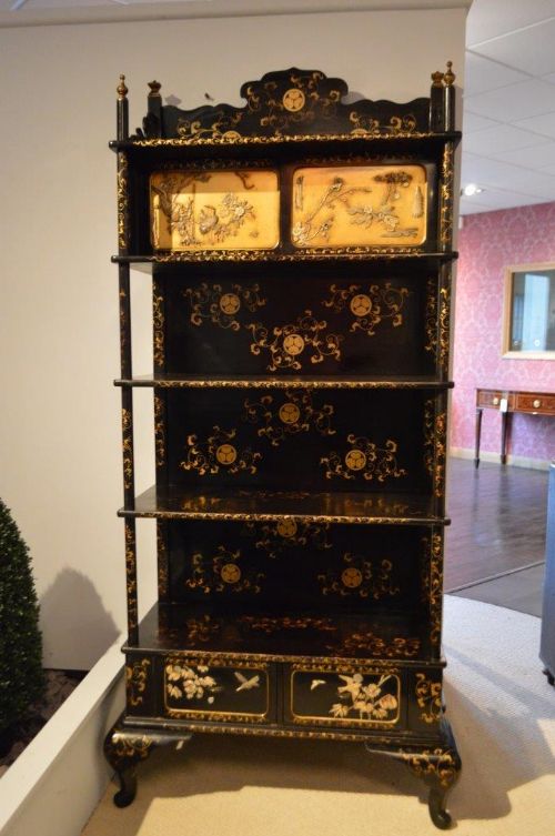 A 19th Century Japanese Lacquered Display Cabinet