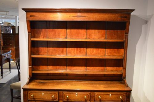 fig 1. An Oak Early 19th Century Anglesey/North Wales Dresser & Rack