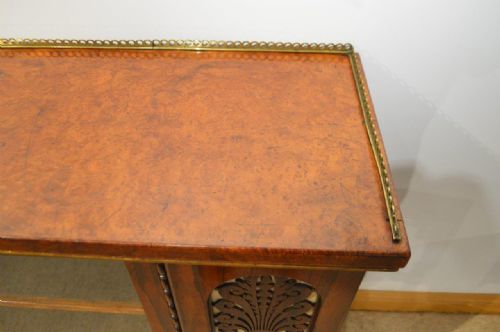fig 1. A Small Rosewood & Amboyna Regency Period antique Side Cabinet