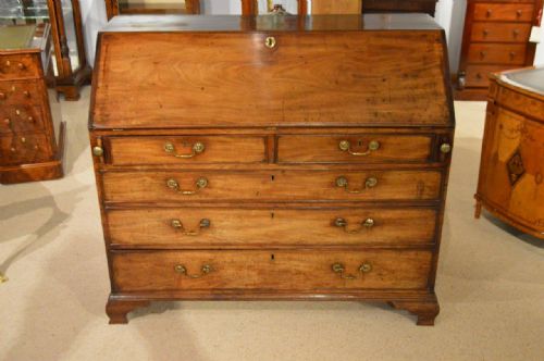 A Cuban Mahogany George III Period Antique Bureau