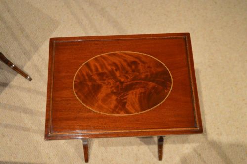 fig 1. A Mahogany Edwardian Period Antique Nest Of Tables