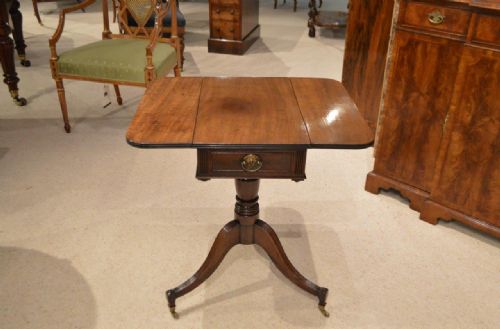 fig 1. An Unusual Mahogany Regency Period Pembroke Table