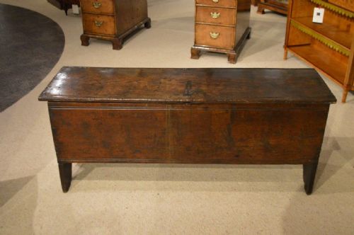 fig 1. A Five Plank 17th Century Oak Sword Chest