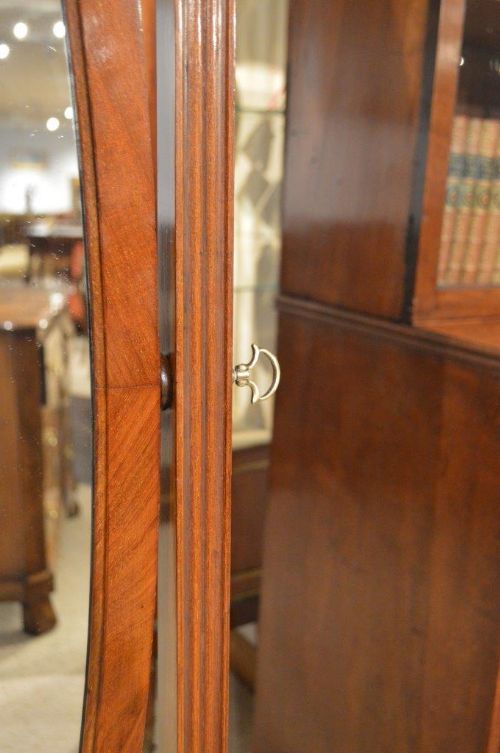 fig 1. A Mahogany Edwardian Period Cheval Dressing Mirror