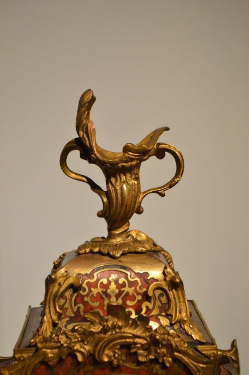 fig 1. A Good French Boulle Mantel Clock
