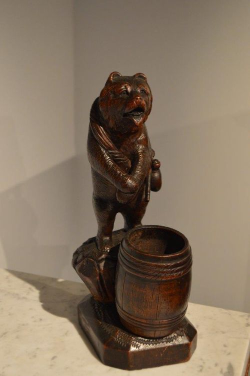 A Carved Black Forest Swiss Antique Bear