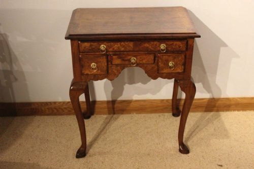 A Walnut George I Style Antique Lowboy