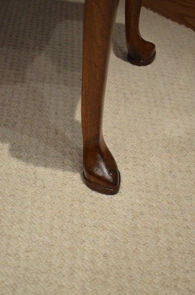 fig 1. A Walnut George I Style Antique Lowboy