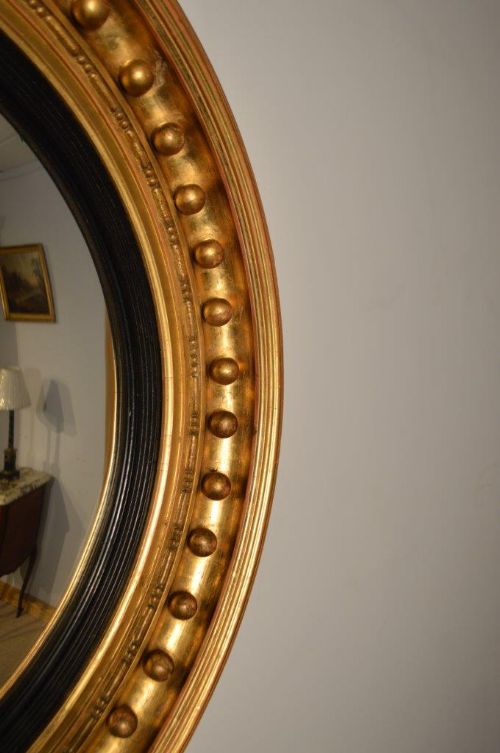 fig 1. A Circular Regency Period Convex Wall Mirror