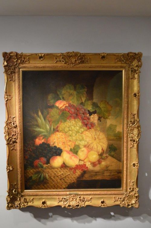 A Mid 19th Century Still Life Oil Painting by George Lance