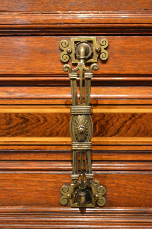 fig 1. A Rare & Wonderful Aesthetic Period Arts & Crafts Wardrobe Possibly By Marsh Jones & Cribb