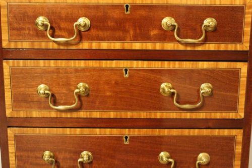 fig 1. A Beautiful Mahogany Edwardian Period Antique Chest