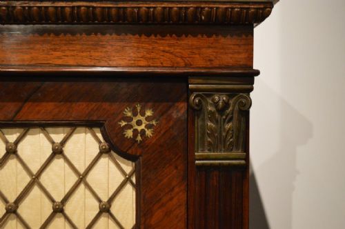 fig 1. A Beautiful Rosewood Regency Period Side Cabinet
