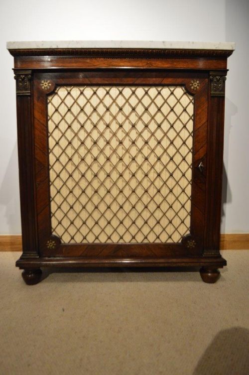 A Beautiful Rosewood Regency Period Side Cabinet