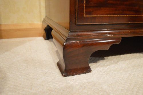 fig 1. A Mahogany Edwardian Period Antique Linen Press
