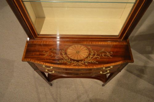 fig 1. A Stunning Edwards & Roberts Late Victorian Period Display Cabinet On Stand