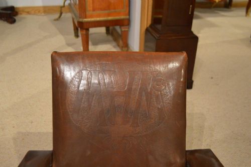 fig 1. A Small Art Deco Period Childs Leather Armchair