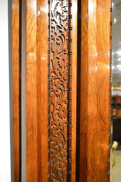fig 1. A Rosewood Late Regency/William IV Period Console/Over-Mantle Mirror