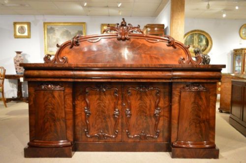 fig 1. A Mahogany Early Victorian Period Four Door Sideboard