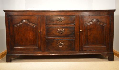 A Good Oak George III Period Lancashire Dresser Base