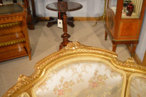 fig 1. A French Late 19th Century Gilt-Wood Armchair