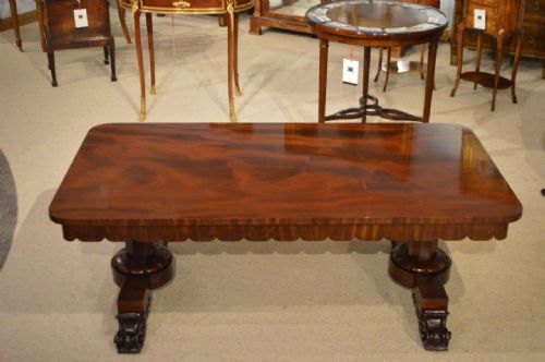 A Beautiful Mahogany Early Victorian Period Coffee Table (Adapted)