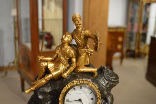 fig 2. A Bronze & Ormolu Mounted Mid 19th Century Period Clock By Charles Frodsham Of London