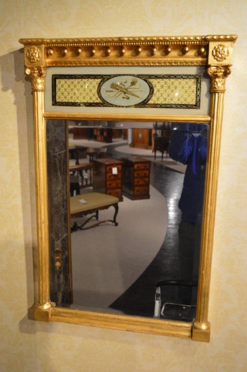 A Beautiful Gilt-wood Regency Period Antique Pier Mirror
