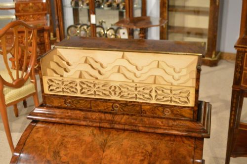 fig 1. A good Burr Walnut Victorian Period