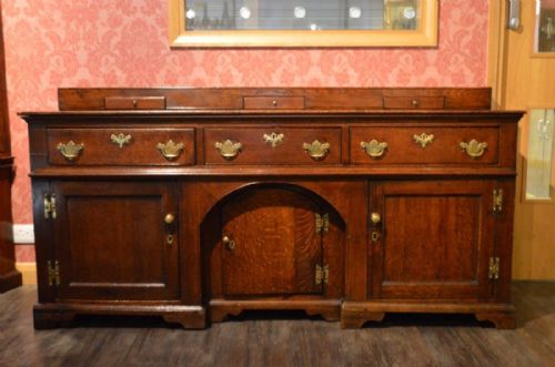 fig 1. A Late 18th Century Oak Antique dresser base.