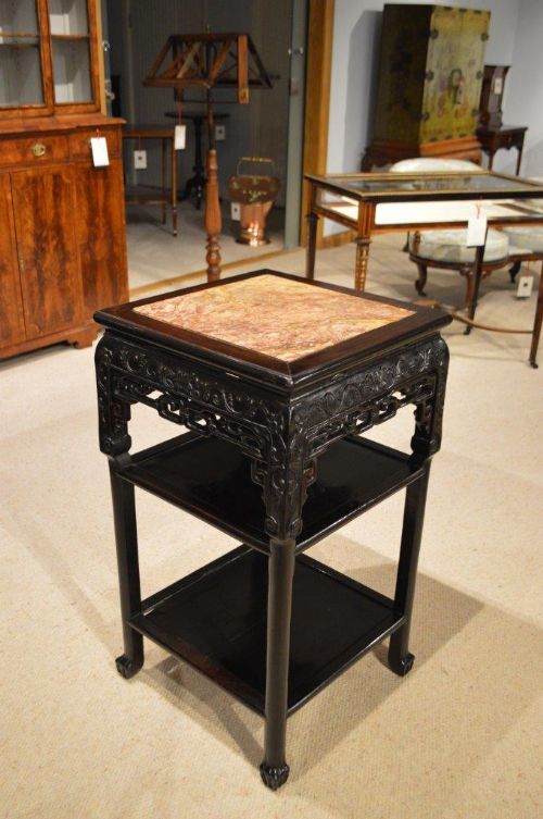 A Large Scale Hardwood Chinese Stand.