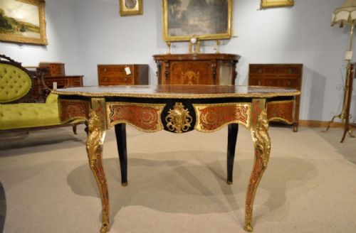 fig 1. A Stunning Quality Louis XV Style 19th Century Boulle Centre Table
