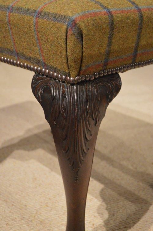 fig 1. A Mahogany George III Period Antique Stool (adapted)
