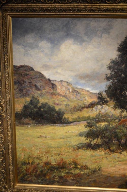 fig 2. A Beautiful large 19th Century oil on canvas landscape by Richard Gay Somerset