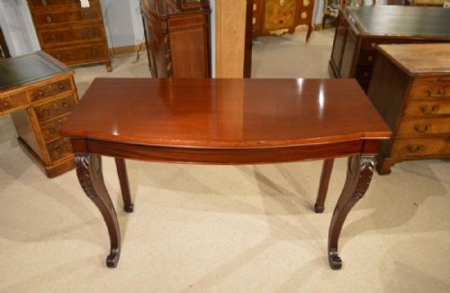 A Mahogany Late 19th Century Regency Style Mahogany Antique Console Table.