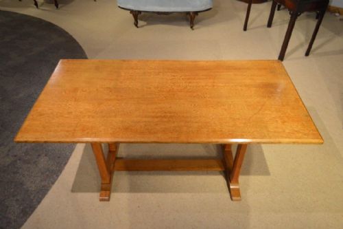 An Oak Arts & Crafts Period Refectory Table by Gordon Russell.