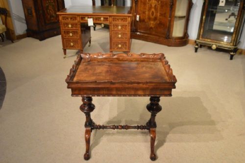 A Mahogany Regency/william IV Period Library/work Table.