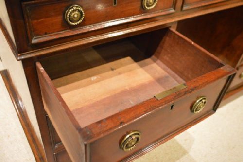 fig 1. A mahogany Victorian Period antique partners desk