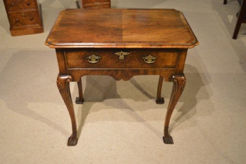 A Walnut George I Style Antique Side Table