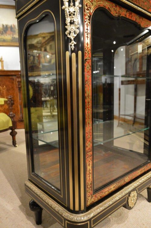 fig 1. A wonderful pair of 19th Century boulle pier cabinets.